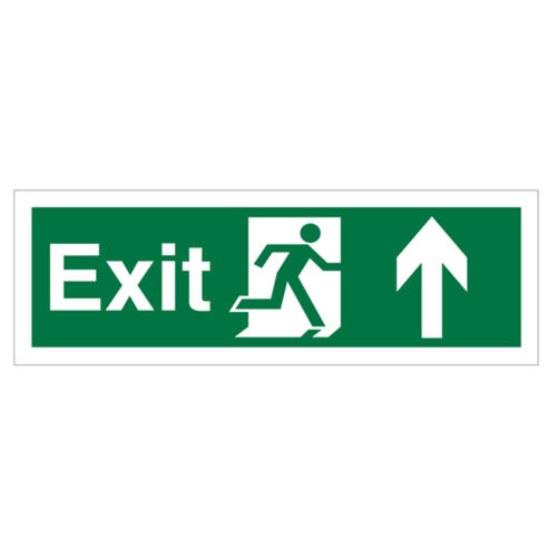 Exit (Up Arrow) Sign (40085V)